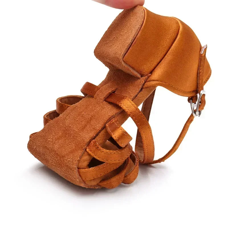 Girls Dance Shoes for Ladies Latin Ballroom Kids/kids Tango Salsa Latin Dance Shoes Low Heel Salsa Training Shoes