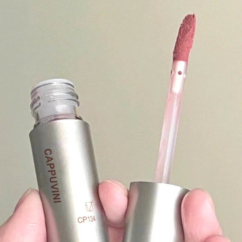 Single Velvet Matte Mist Lip Gloss,Waterproof Non-Stick Cup Lip Glaze Smudge Proof Not Fade Liquid Lipstick