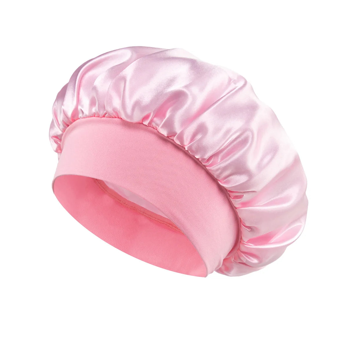 Silk Bonnet for Sleeping Satin Hair Bonnets Soft Elastic Band Silk Sleep Cap Silk Hair Wrap for Women Men Curly Hair Daily Use
