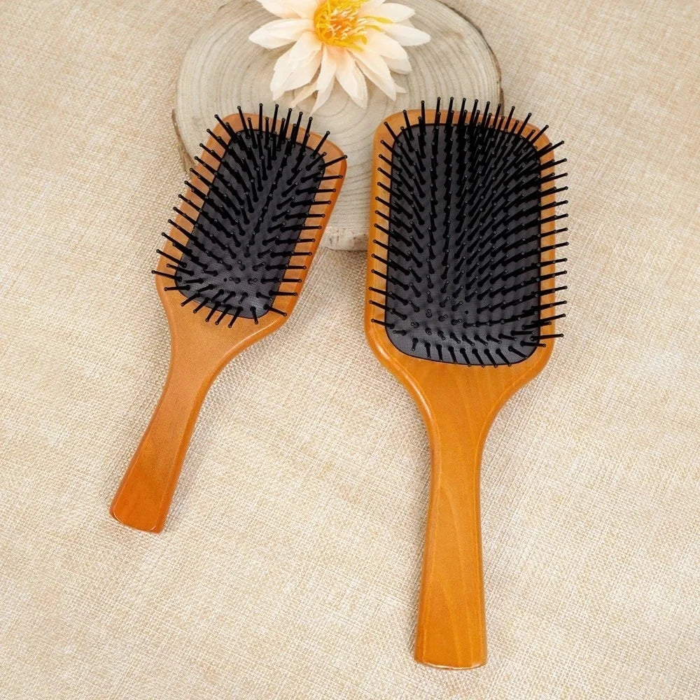 Wooden Airbag Massage Comb Scalp Massage Scalp Care Female Curly Hair High-grade Anti-static Hair Loss Daily Styling Grooming
