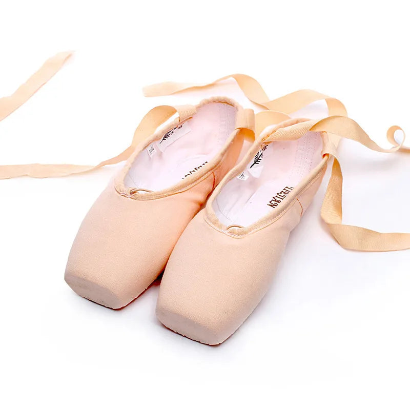 Ballet Shoes For Girls Pointed Shoes Straps Satin Dance Shoes Flat Exercise Shoes Big Children's Dance Shoes Sneakers