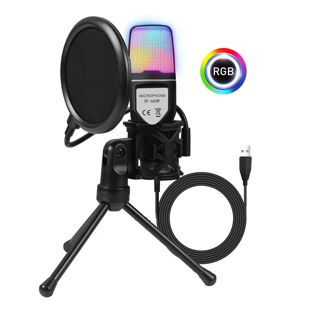 2.4G Head-mounted Wireless Lavalier Microphone for Podcast Recording Studio Streaming Laptop Desktop PC Wire Gaming Microphone