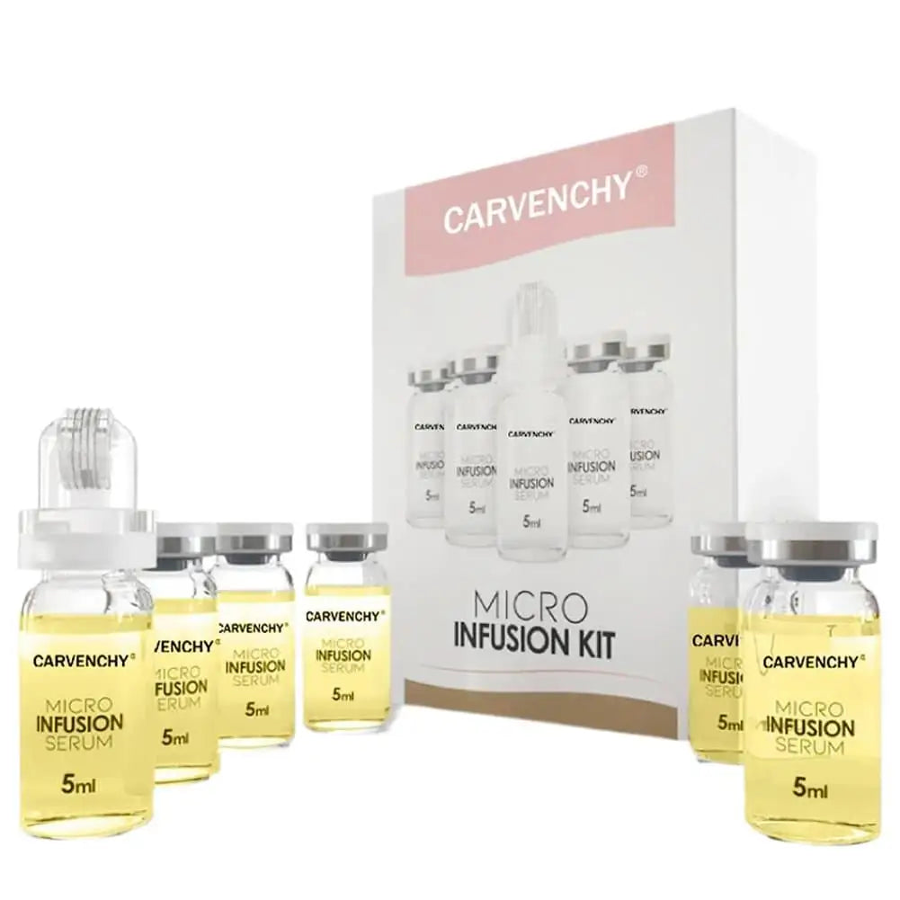 Firm Rejuvenating Skin Multi-Peptide Collagen Microneedling Serum Set Deep Moisturizing Brand Carvenchy Microinfusion Serum Kit