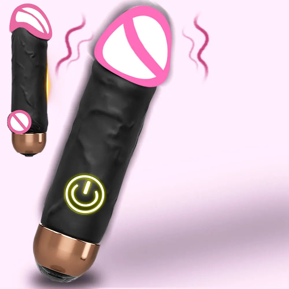 Vibrator Sex Toys for Women - Mini Bullet Vibrator Realistic Dildo Sex Toys Vibrating Clitoris Stimulation Adult Toys