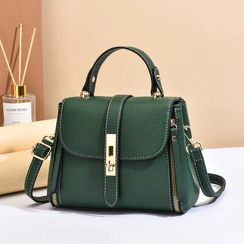 Women bag handbag bag for women 2025 shoulder bag sac a main femme luxury designer Genuine leather women's bag Bow Bucket bag