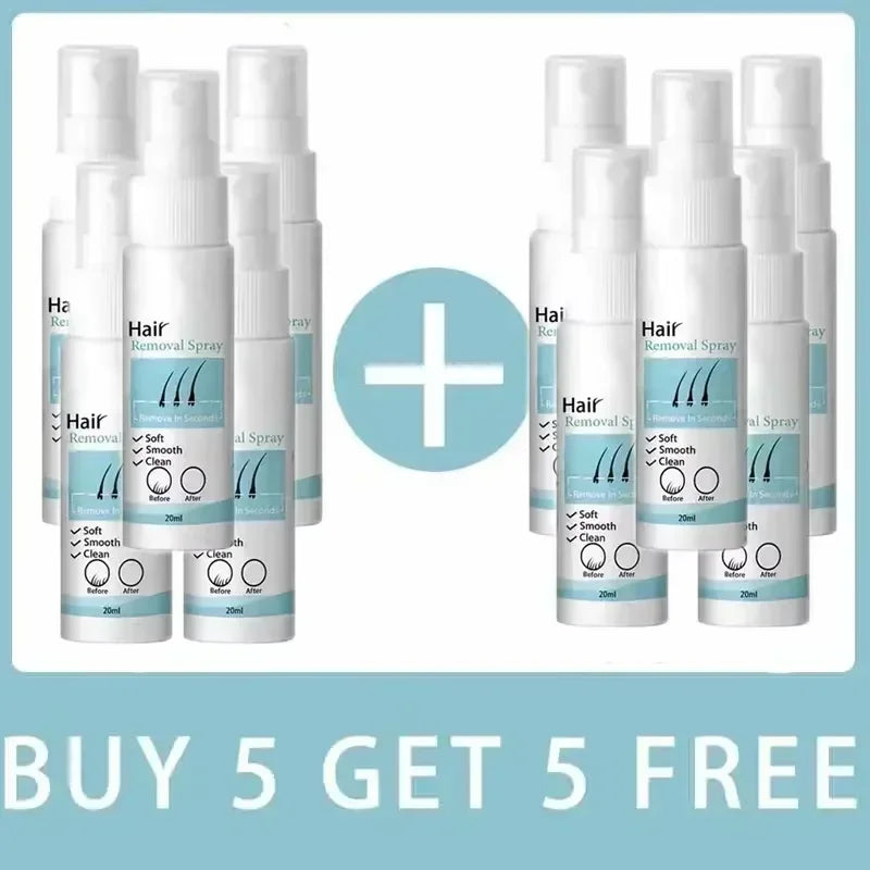 Hair Removal Spray Gentle Shaving Depilator Silky Smooth Skin on Body Arm Legs Hair Growth Inhibitor Depilatory Body Cream Care