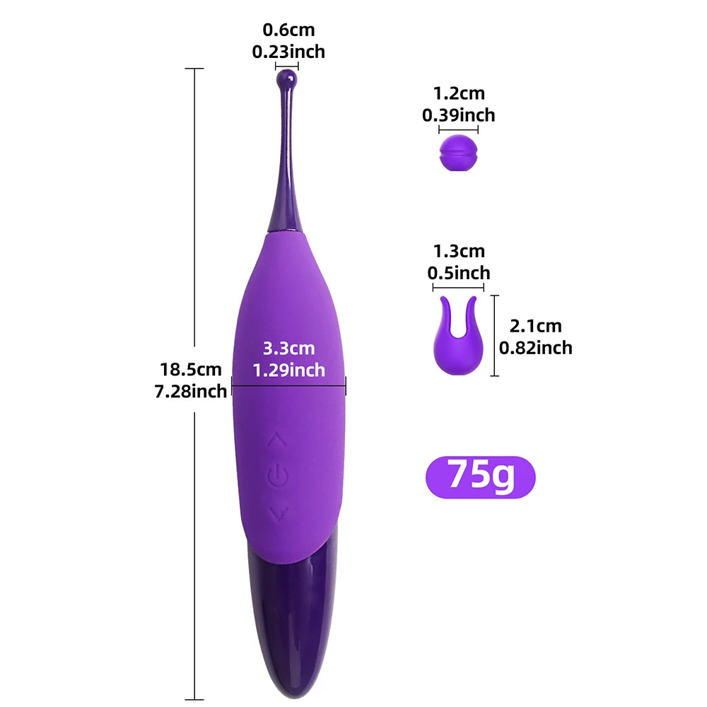 G-Spot Vibrator Sex Toy Clitoris Nipple Stimulator Female Masturbator Massage Stick Sex Toys  For  Women  Orgasm Sexual Pleasure