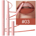 Twist Up Lip Liner Lipstick Pen Multipurpose Powder Blusher Velvet Matte Waterproof Lip Contour Non Stick Cup Lip Rouge Makeup