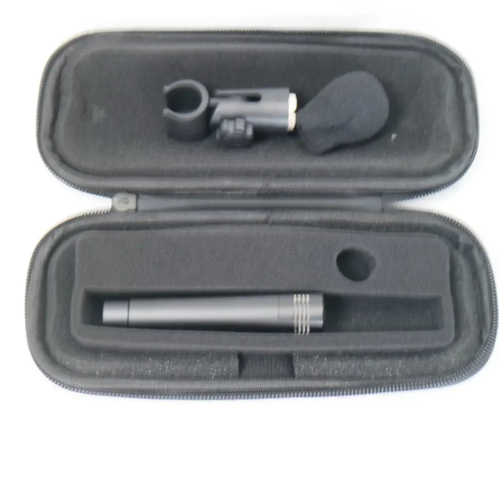 Classic Cardioid Interview Instrument Pen Microphone For Recording Speech Sing XLR 48V Phantom With Bag Clip C200