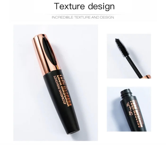 Waterproof Rimmel 4D Silk Fibers Lashes Mascara Effet Faux Cils Rimel Macara Alarga Crecimiento De Pestañas Lashlift Bulklash