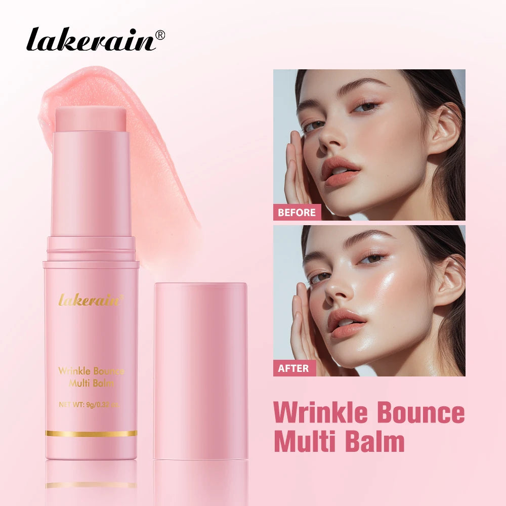 Lakerain Moisturizing Wrinkle Bounce Multi Balm Facial Collagen Multi Balm Stick Wrinkle Bounce Balm Cream Dull Cosmetics Korean
