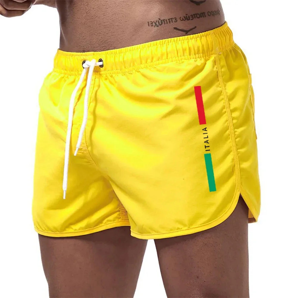PLA Pantalones Cortos De Fitness Traje De Baño De Verano Deportes De Ocio Tabla De Natación Para Hombre, Marea De Playa