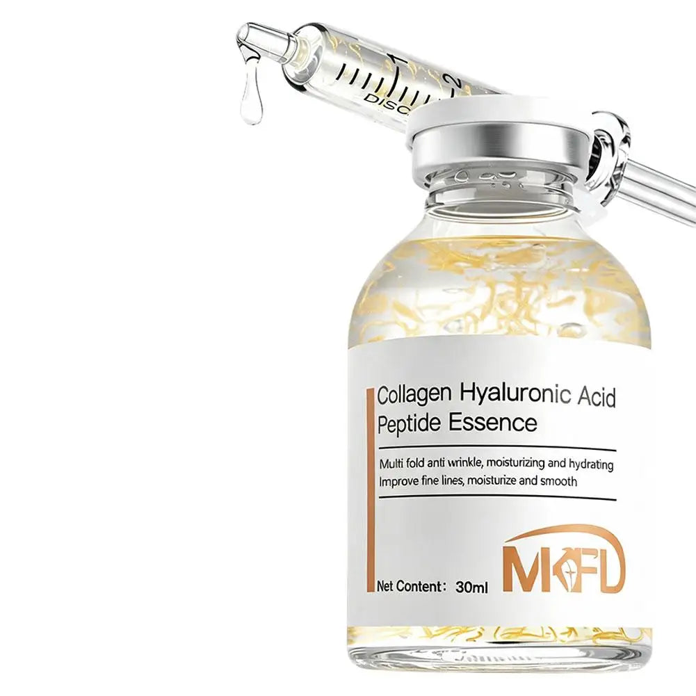 Collagen Hyaluronic Acid Peptide Essence Intensive Lifting & Elasticity Boost Moisturizing Firming Face Serum Korean Skin Care