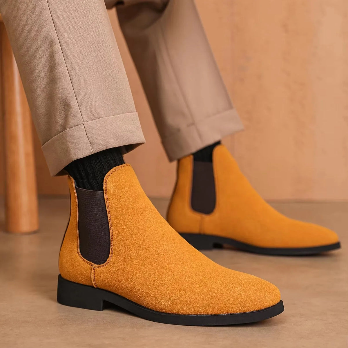 designer chelsea boots men botines fashion ankle boots homme shoes man botas de seguridad hombre pantuflas stivaletti uomo 39-48