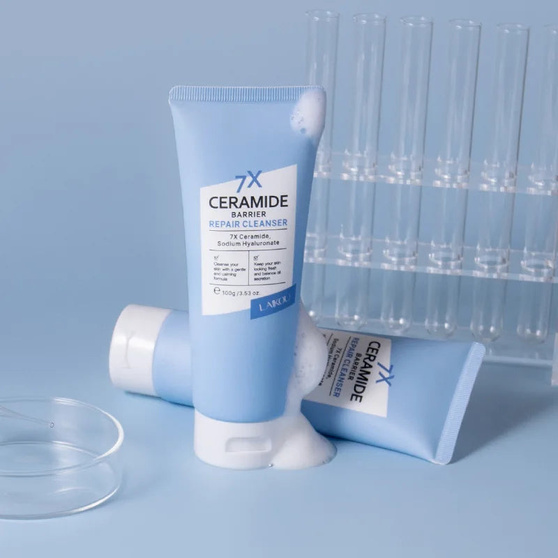 7X Ceramide Barrier Repair Facial Cleanser 100g,Deep Cleaning Oil Control Face Cleanser,Moisturizer  Nourish Korean Cosmetics