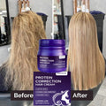 Keratin Straightening Hair Mask Restore Hair Soften Gloss Straightener Deep Repair Conditioner For Dry Damaged Frizzy Hair