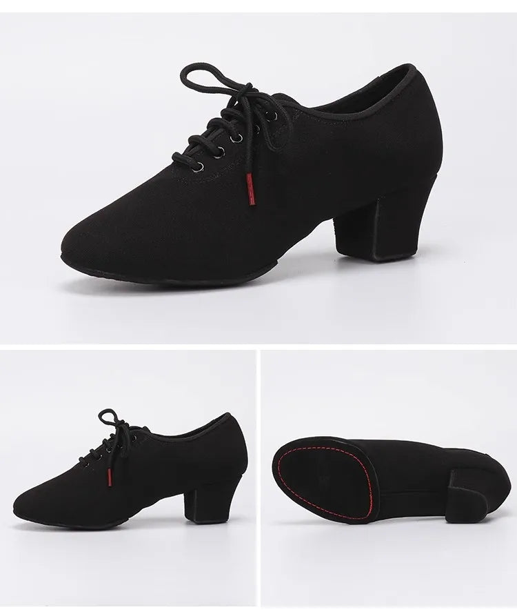 BD Dance Elegant Party Shoes for Women Latin Dance Shoes Practice Girls Child Tango Shoes Adult Social Soft Female PracticeT1-B