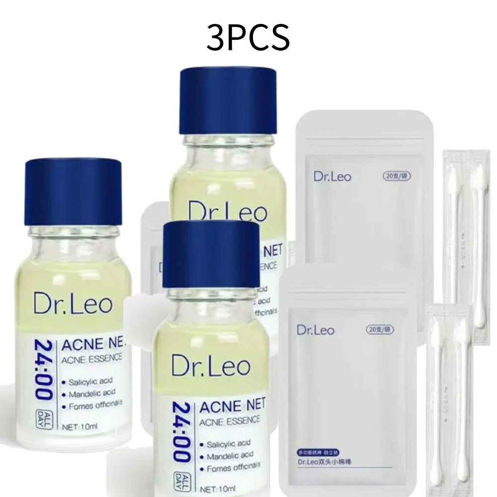 Salicylic Acid Acne Serum Pimple Spot Corrector Mandelic Acid Pore Refining Sebum Control Essence for Oily Blemish Skin