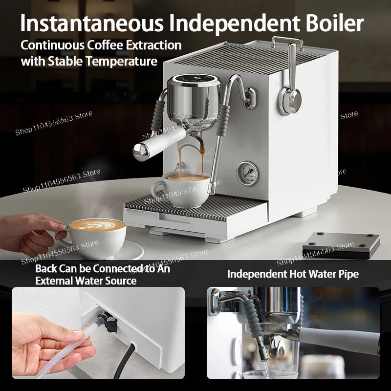 Professional Commercial Espresso Machine Automatic Electric Coffee Maker for Cafe and Restaurant