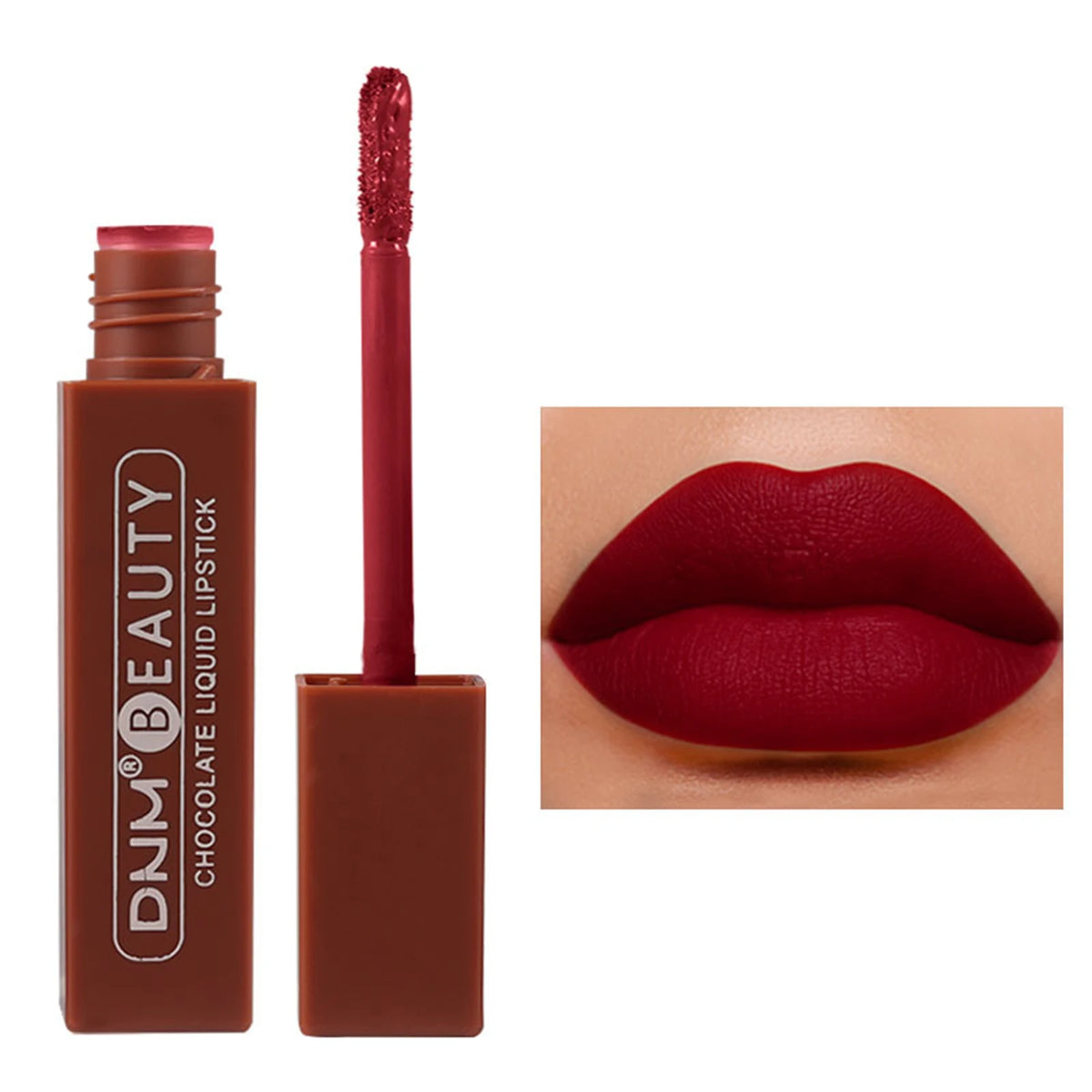 Velvety Matte Liquid Lipstick Long-lasting Lip Gloss Lip Makeup Cosmetics Moisturizing Lip Tint Waterproof Non-marking 1PCS