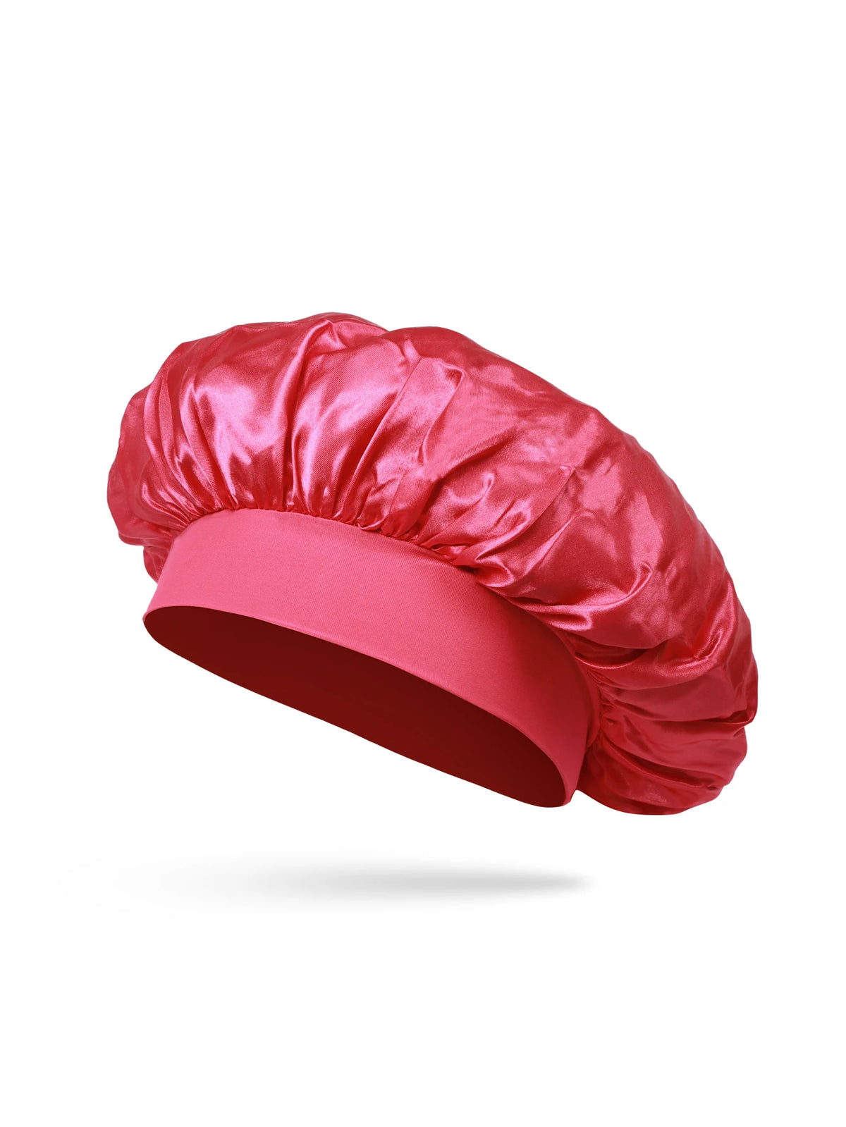 1Pcs Silk Bonnet for Sleeping Women Satin Lined Hair Bonnets for Sleeping Soft Elastic Band Silk Sleep Cap for Curl