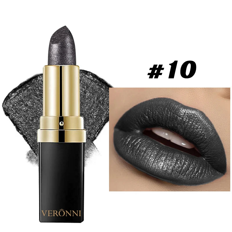 Diamond Lipstick, Hydrating Sparkling Solid Lip Glaze, Shimmer Lip Gloss, Waterproof Long-Lasting Lip Glossy, Highly Pigmented S