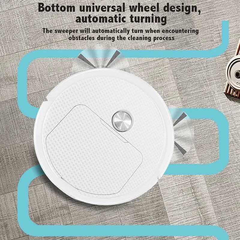 NEW 3 In 1 Smart Sweeping Robot Home Mini Sweeper Sweeping and Vacuuming Wireless Vacuum Cleaner Sweeping Robots For Home Use