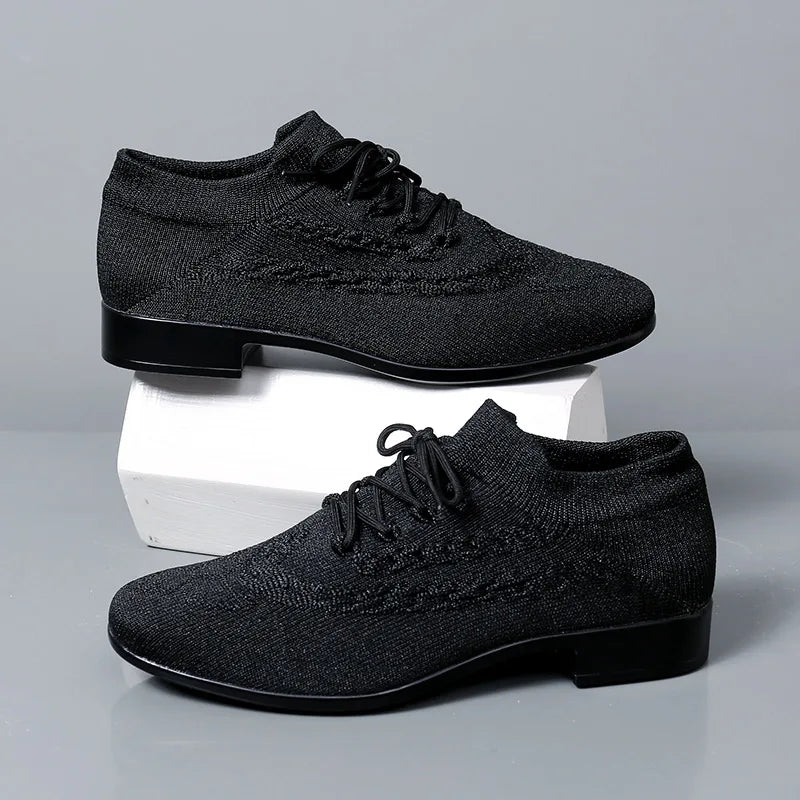 Salsa Dance Shoes Men Latin Dance Shoes Let in Air Soft Sole Men's Tango Ballroom Modern Dancing Shoes Sneakers Man Adult