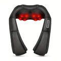 Shiatsu Neck and Shoulder Massager Heated Back Massager U Shape Deep Kneading Electric Massage Pillow For Neck Waist Leg Body