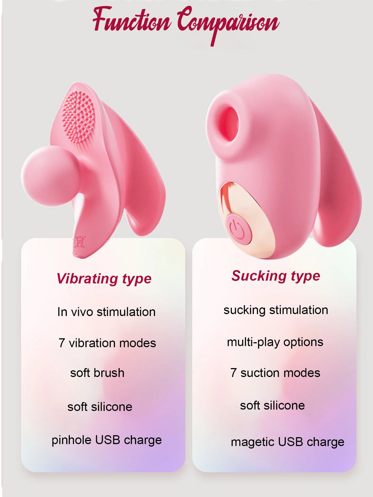 Sucking Vibrator Finger Sex Toy for Women,Fingertip Fun Jumping Egg Clit Massage G spot Vibration Portable Sexurl Tools