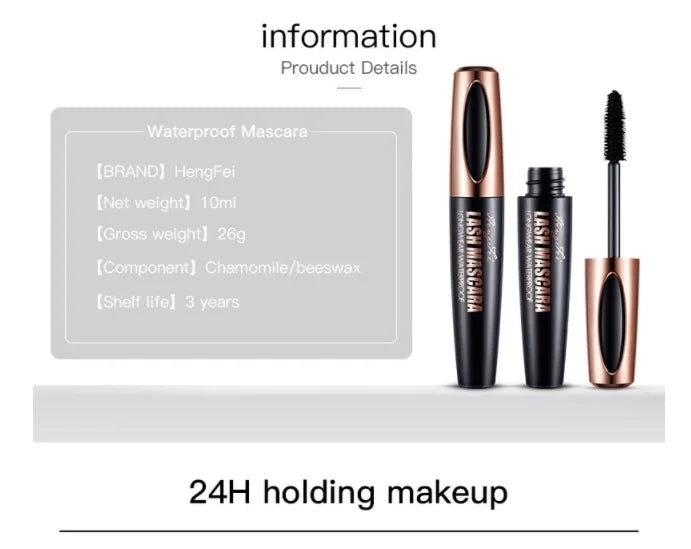 Waterproof Rimmel 4D Silk Fibers Lashes Mascara Effet Faux Cils Rimel Macara Alarga Crecimiento De Pestañas Lashlift Bulklash