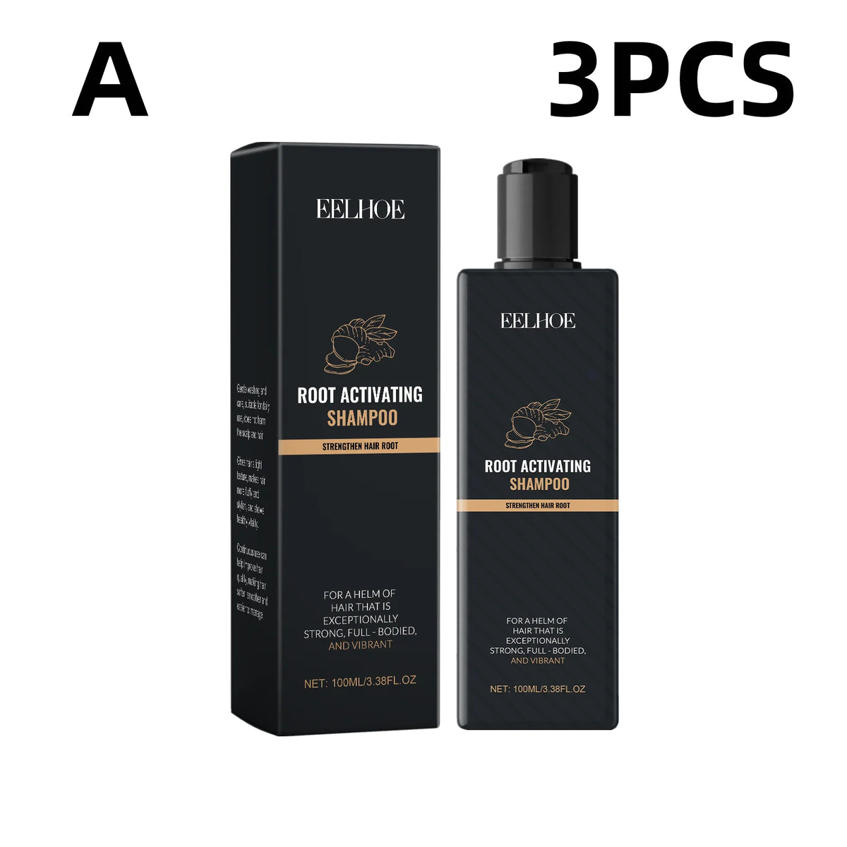 Eelhoe Ginger Root Hair Care Shampoo Series Dandruff Control Reducing Brittle Pure Plant Strengthens Roots Shampoo for Hair Loss