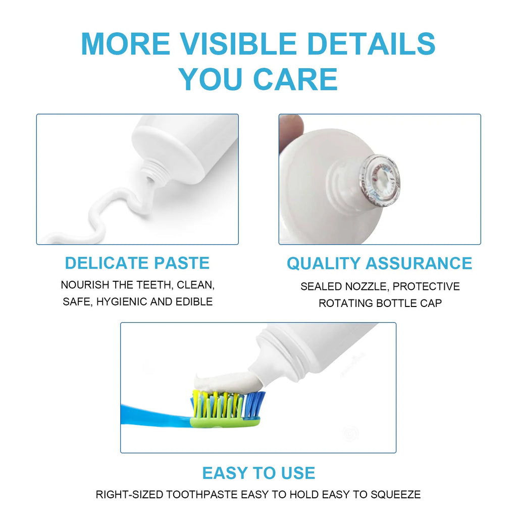 60g Pet Dental Care Toothpaste Plant Fresh Breath Plaque&Tartar Control Edible Oral Care for Dog Cat