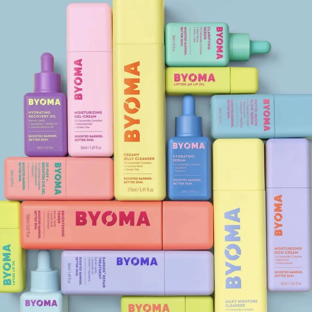 Korean Original BYOMA Phyto-Mucin Glow Serum Boost Barrier Gentle Essence Skincare Hydrating Recover Oil Moisturizing Gel-Cream