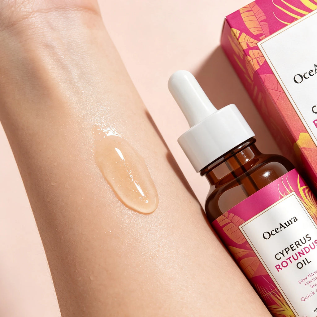 60ml Cyperus Rotundus Oil Natural Growth Inhibitor Essential Oil Gentle Cleansing Post Hair Removal Moisturizing Daily Body Care