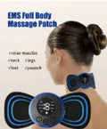 Electric Neck Massage Pads To Relieve Shoulder And Neck Pressure, EMS Micro Current Neck Massage Patches