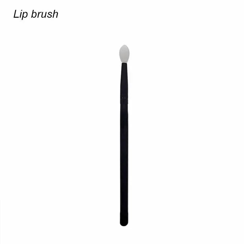 brochas maquillaje Silicone Eyeshadow Lip Applicator Makeup Brushes Eyeliner Lip Brush Professional Eye Shadow Cosmetic Tools
