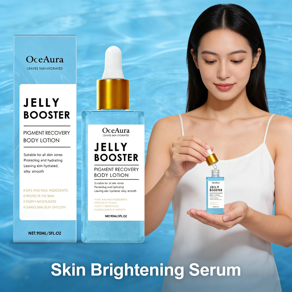 Korean Niacinamide Serum Facial Moisturizing Body Oil Improve Dry Rough Dull Smooth Fine Line Rejuvenate Skin Lightening Essence
