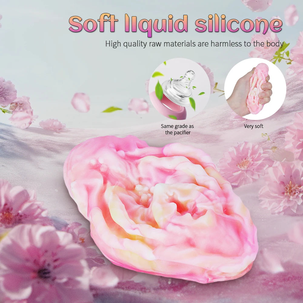 1 Pack X-S Color Grinder Friction Sex Toys, Fantasy Liquid Silicone Adult Couple Flirting Toys, Sensory Friction Increased Stimu