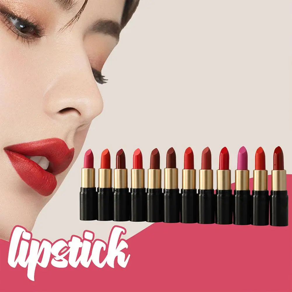 Original Tube Lipstick Smooth Long Lasting Mini Tube Mate Velvet Lipstick Moisturizer Gloss Waterproof Lip Lipstick Cosmetic