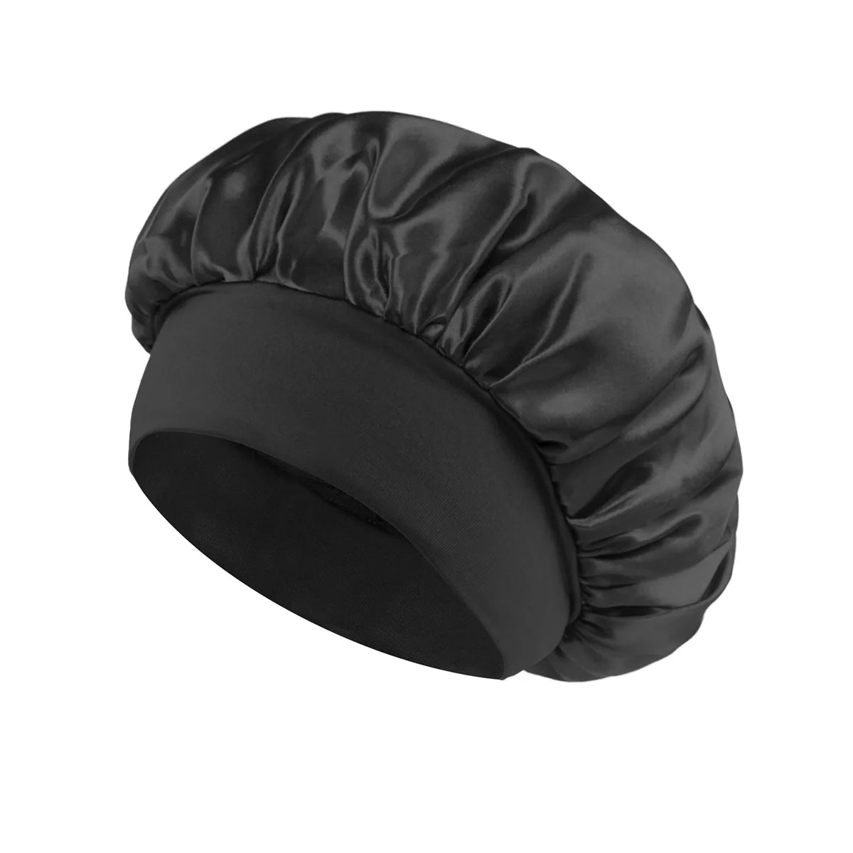 Silk Bonnet for Sleeping Satin Hair Bonnets Soft Elastic Band Silk Sleep Cap Silk Hair Wrap for Women Men Curly Hair Daily Use