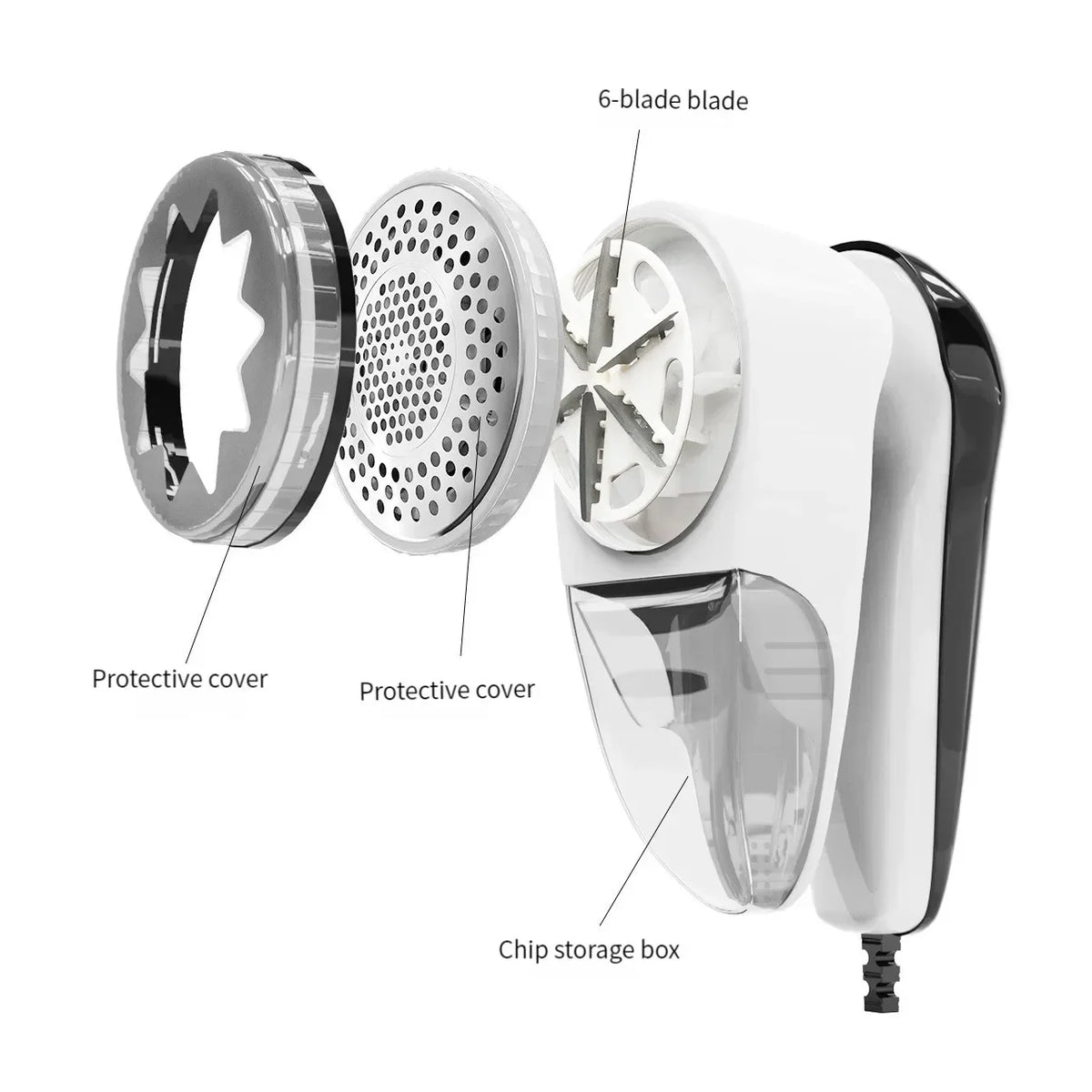 Electric Lint Remover for Clothing Sweater Anti Pilling Razor Clothes Pellet Fabric Shaver Eu Plug Portable Handhold Lint Razor