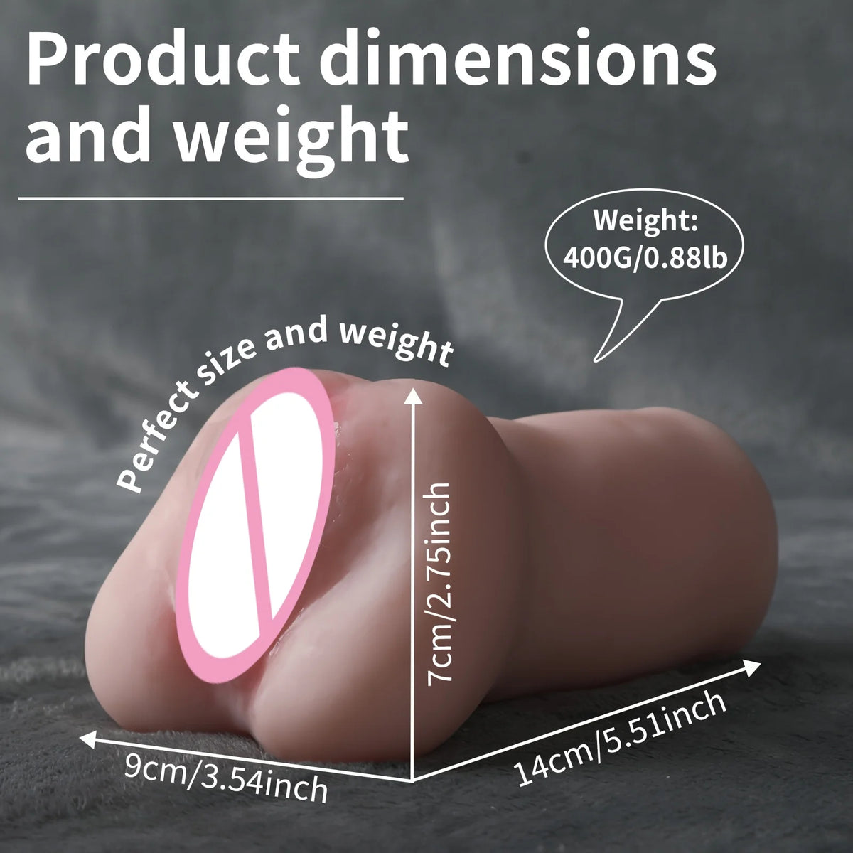Anime Sex Toys for Men 2 in 1 Artificial Vagina Anus Deep Throat Pocket Pussy Handheld Masturbation Cup Soft Ass Adult Goods
