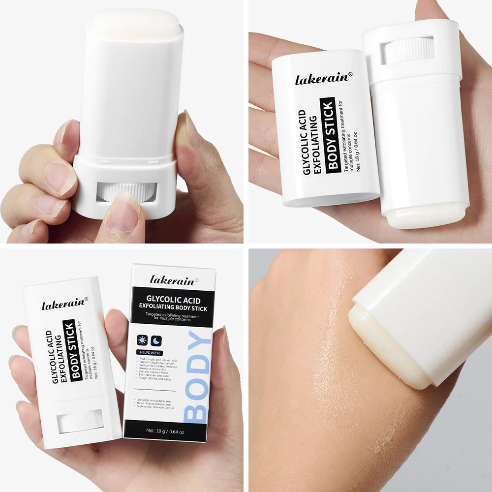 Exfoliating Body Stick Lotion Moisturizing Body Care Nourishing Anti Drying Tender Smooth Exfoliating Removal Scrub Skin Care