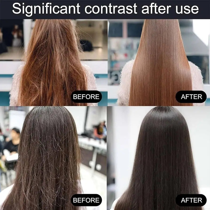 Keratin Straightening Hair Mask Restore Hair Soften Gloss Straightener Deep Repair Conditioner For Dry Damaged Frizzy Hair