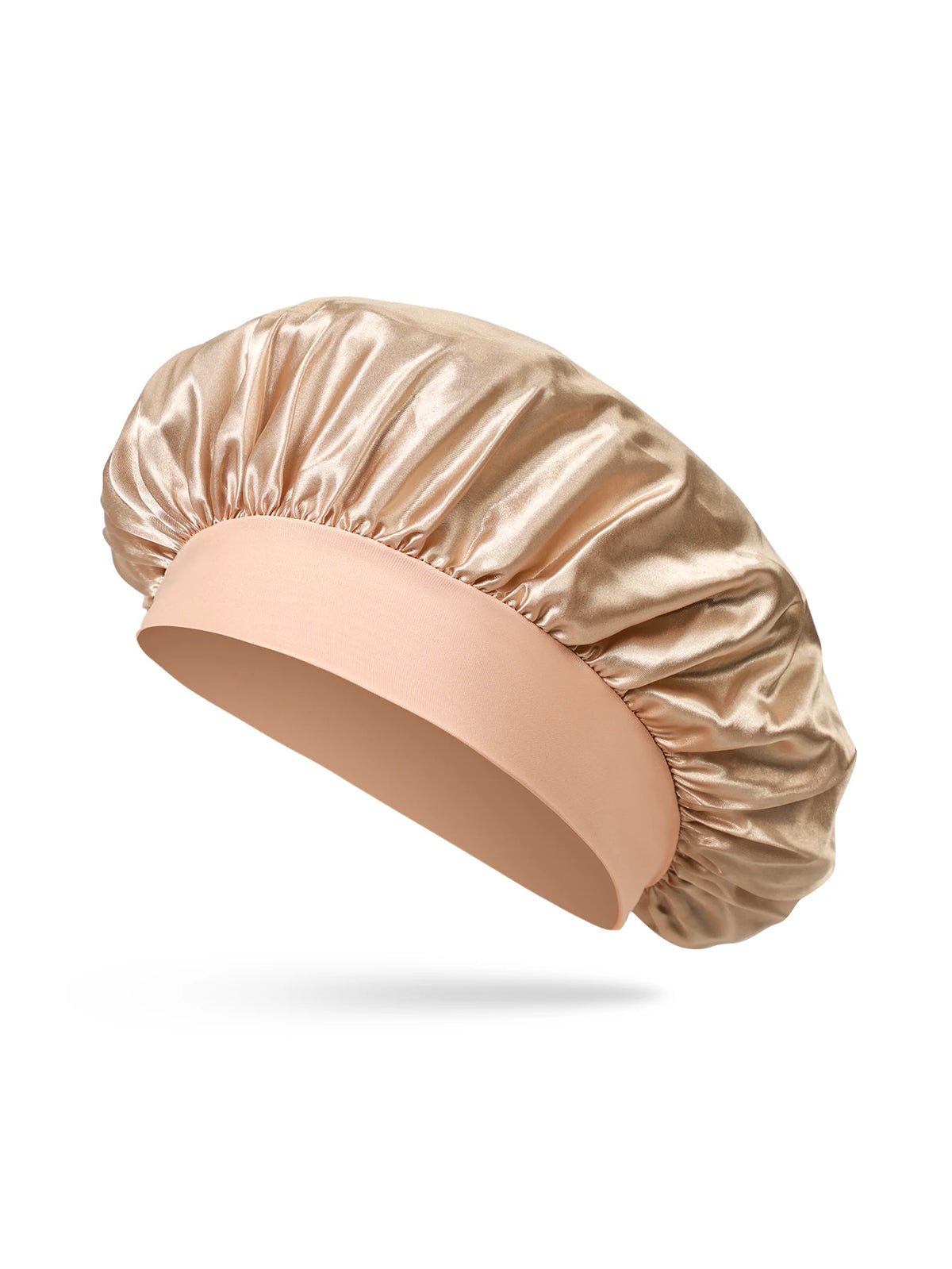 1Pcs Silk Bonnet for Sleeping Women Satin Lined Hair Bonnets for Sleeping Soft Elastic Band Silk Sleep Cap for Curl