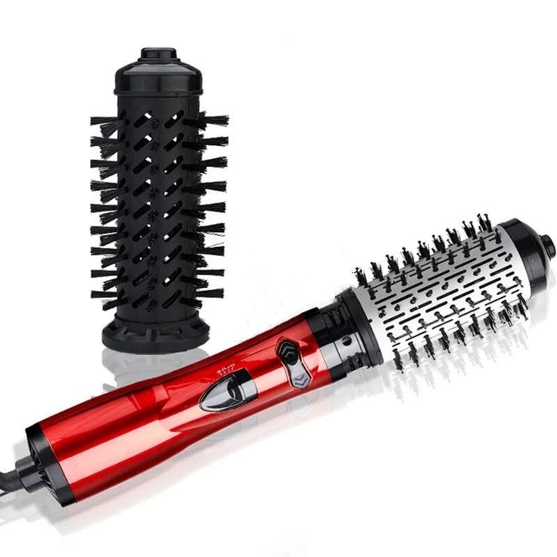 Multi-Functional 3 In 1 Hot Air Brush Automatic Hair Curler Straightener Rotating Volumizer Curling Blowout Hair Dryer Brush