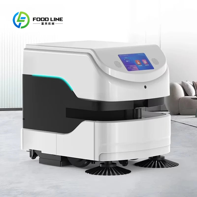 Autonomous Intelligent Cleaning Robot 3-in-1 Sweeping Vacuum Mopping Automatic Floor Cleaner for Commercial Industrial Use
