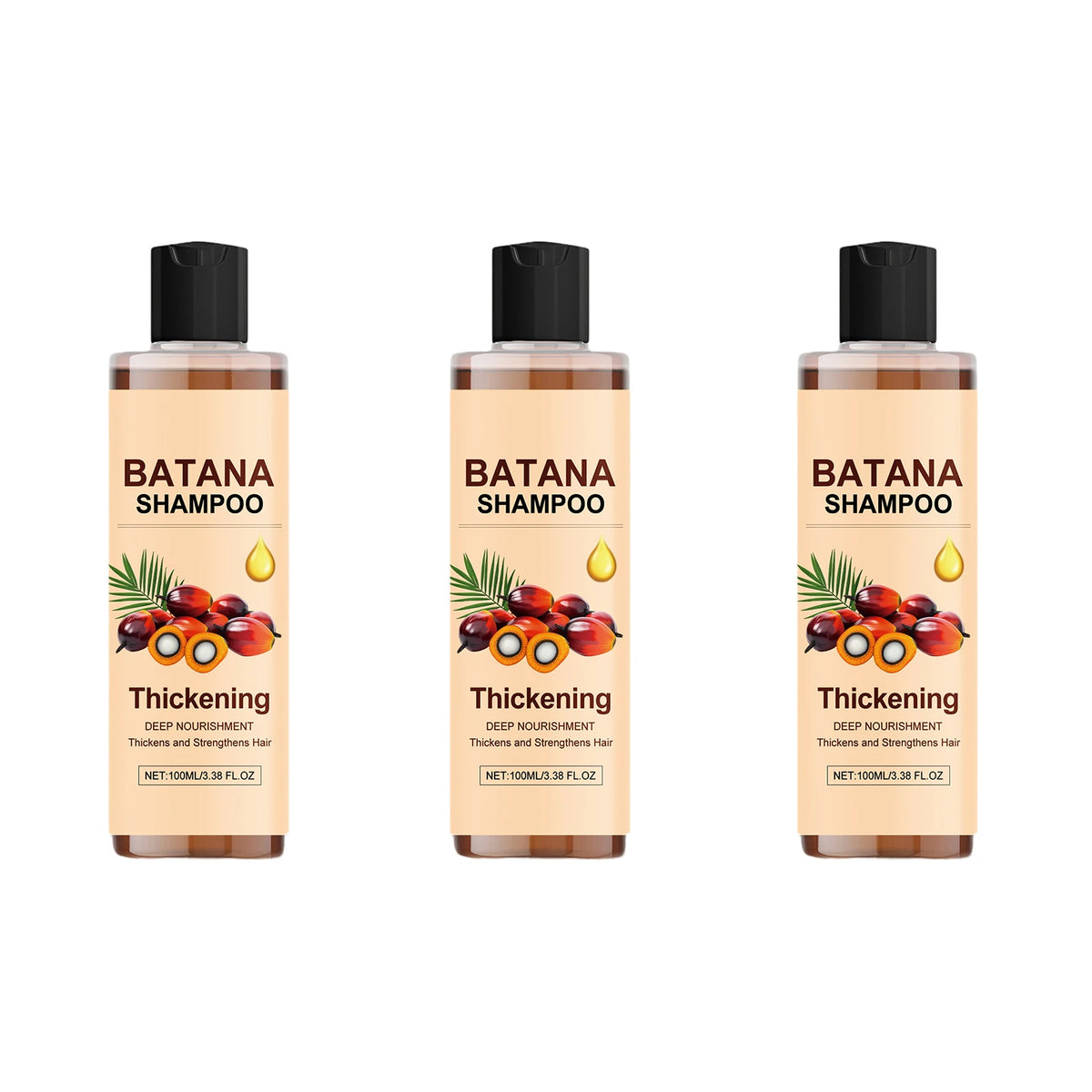Batana Shampoo Hair Growth Thickening Strengthening Anti Hair Loss Dandruff Oil Control Deep Nourishment Dry Damaged Hair Care