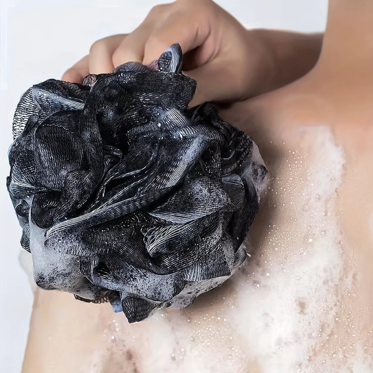 Exfoliating Body Scrubber Set - Includes Back Scrubber, Bath Glove And Shower Bath Sponge Loofah - Deep Clean And Vitalize